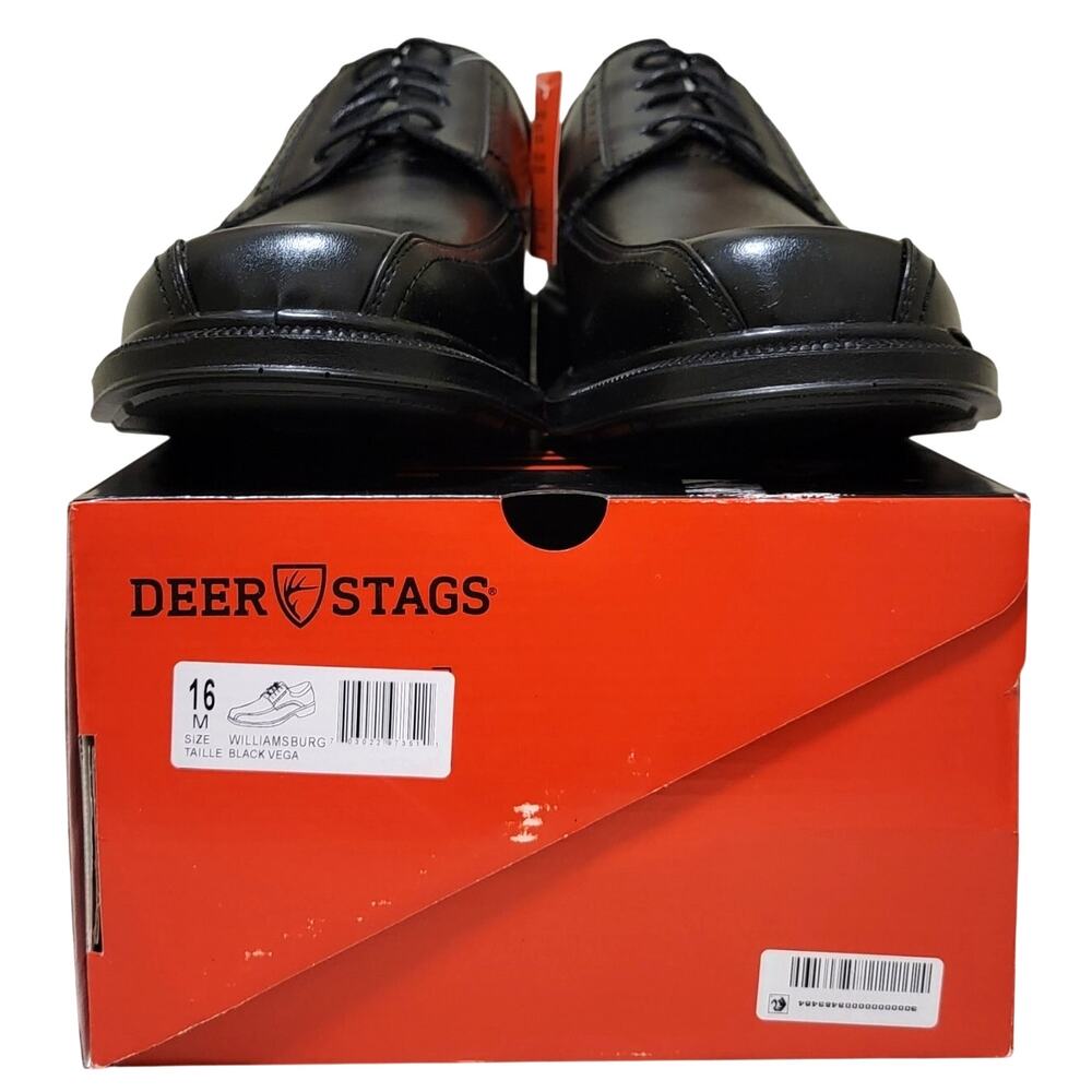 Deer Stags Men Williamsburg Bicycle Toe Derby Oxfords Size US 16M Black - Picture 5 of 5